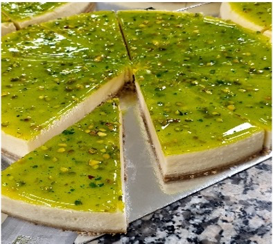 Maxi Pisztáciás Sajttorta