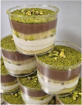 Poharas Pisztáciás torta